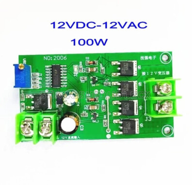 Full bridge 50HZ bridge inverter drive DC to AC 24VDC-24VAC/12VDC-12VAC 100W