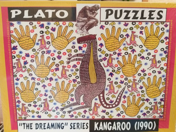 Puzzle Australien - Aboriginal Art - Kangaroo - The Dreaming Series, Storybook-image
