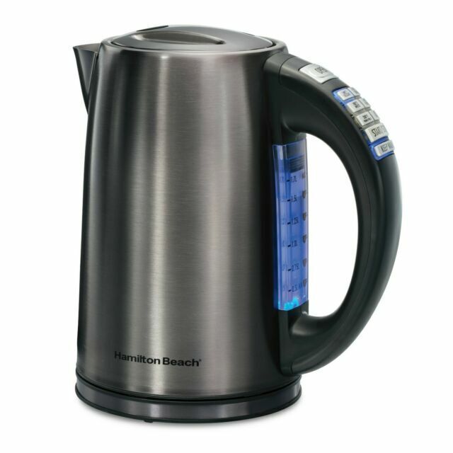 Hamilton Beach Variable Temperature Electric Kettle Brushed