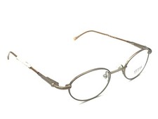 GUESS GU1025 BRN Brown Oval Metal Eyeglasses Frames 43-19 125 NEW