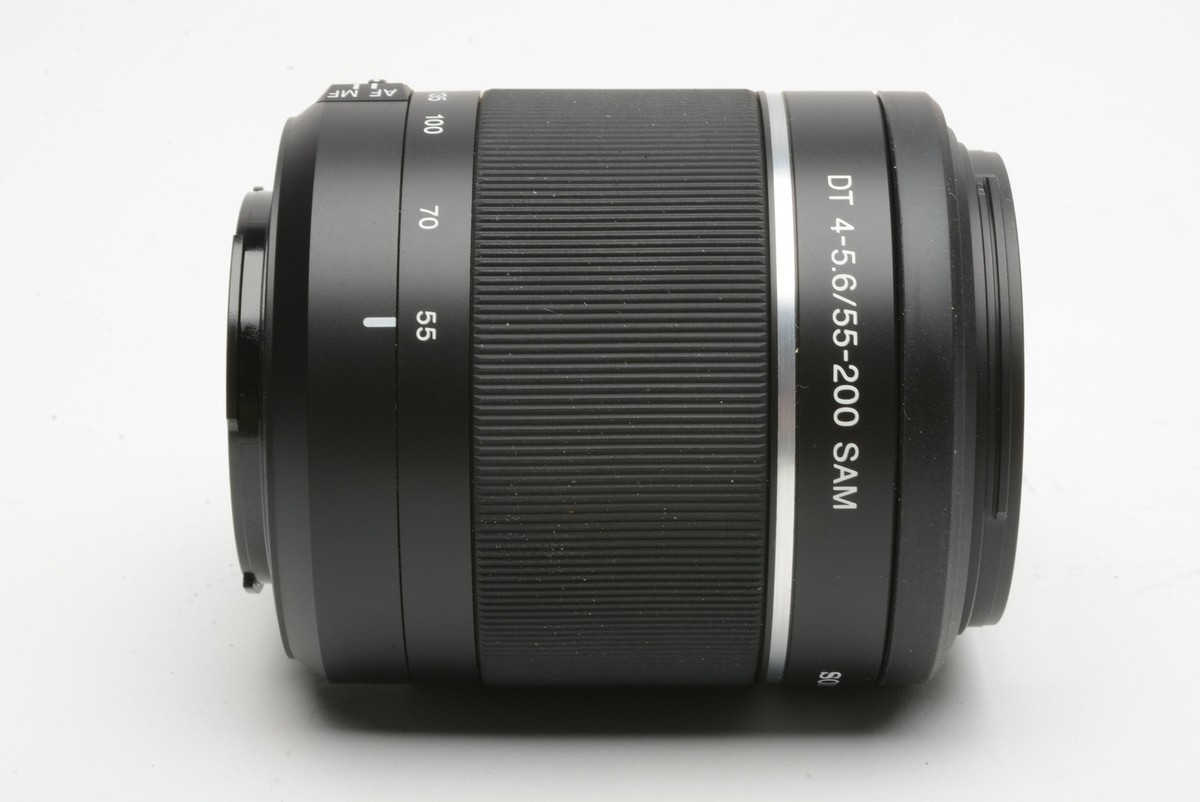 Sony 55-200mm f4-5.6 DT SAM SAL55200-2 zoom lens, hood+caps | eBay