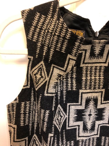 153. Pendleton Portland Collection EUC Fully Lined Aztec Print Shift Dress S - 第 2/6 張圖片