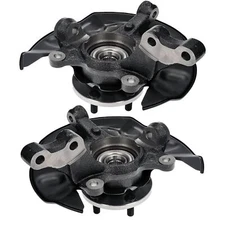 2x Front Wheel Bearing Hub Steering Knuckle Assy For 2003-08 Toyota Corolla 1.8L