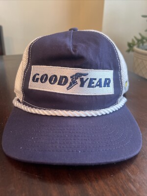 Goodyear New Era Rope mesh Nascar Blue/White hat