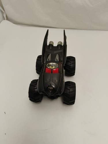 Batman 2003 Mattel HotWheels Black Monster Truck Batmobile Friction Car 5.5”