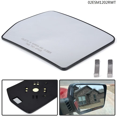 Mirror Glass Power Passenger Side Fit For 04-10 Ford F150 Truck Replacement B