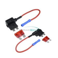 12V TAP Adapter Car Add-a-circuit Fuse Standard ATM APM Auto Blade Fuse Holder