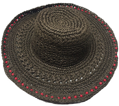 Black and Red Beaded Women\'s Hat Tezuyok 2 Pcs Winter Wool Berets Pearl French Style Beanie  main image 4