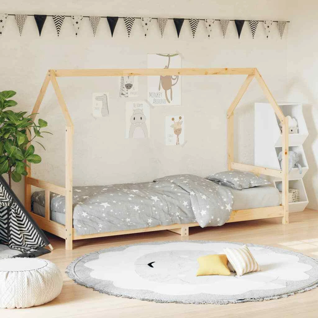 Bed Frame 80x200 Solid Wood Pine J0G5 eBay