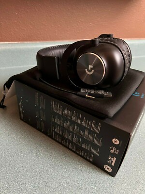 Logitech G PRO X Black Over-Ear Headset