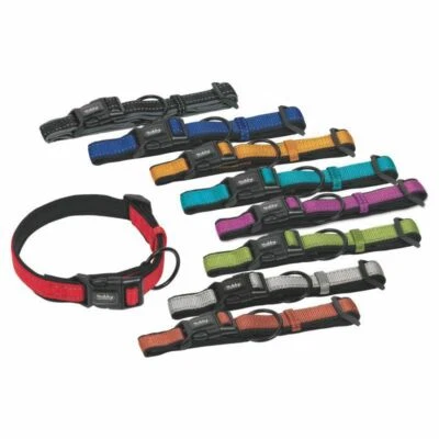 Nobby Halsband CLASSIC REFLECT SOFT - XS/XS-S/S-M/M-L/L-XL - Nylon Hundehalsband