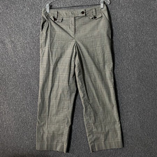 Talbots Women's Size 8 Straight Leg Cropped Stretch Dress Pants