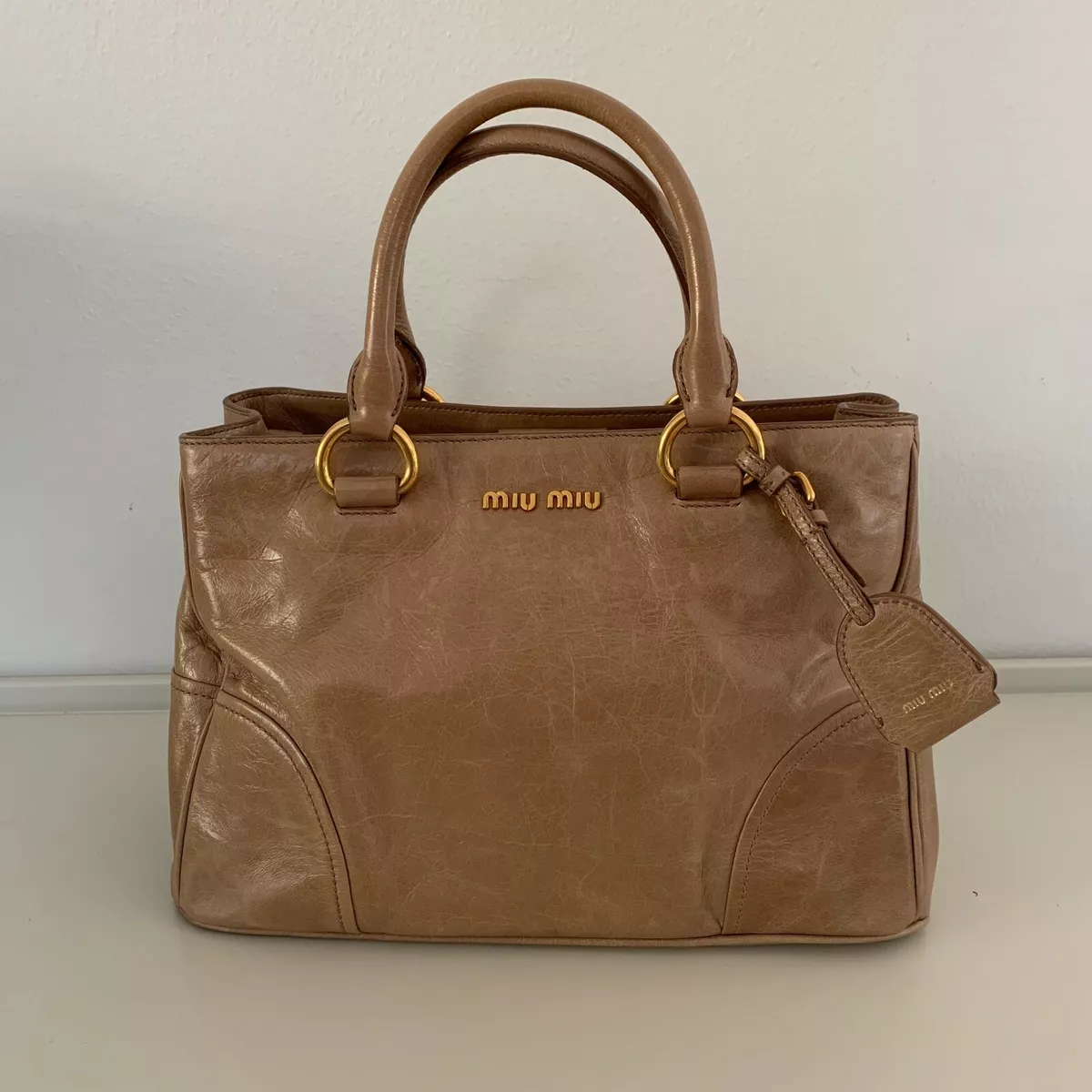 miu miu vitello shine bag