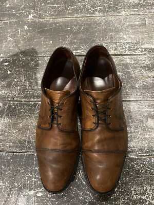 Allen Edmonds Lexington Brown Leather Captoe Derby Loafers Sz 9 Men Allen Edmonds Lexington Brogue Cap Toe | Mercari main image 4