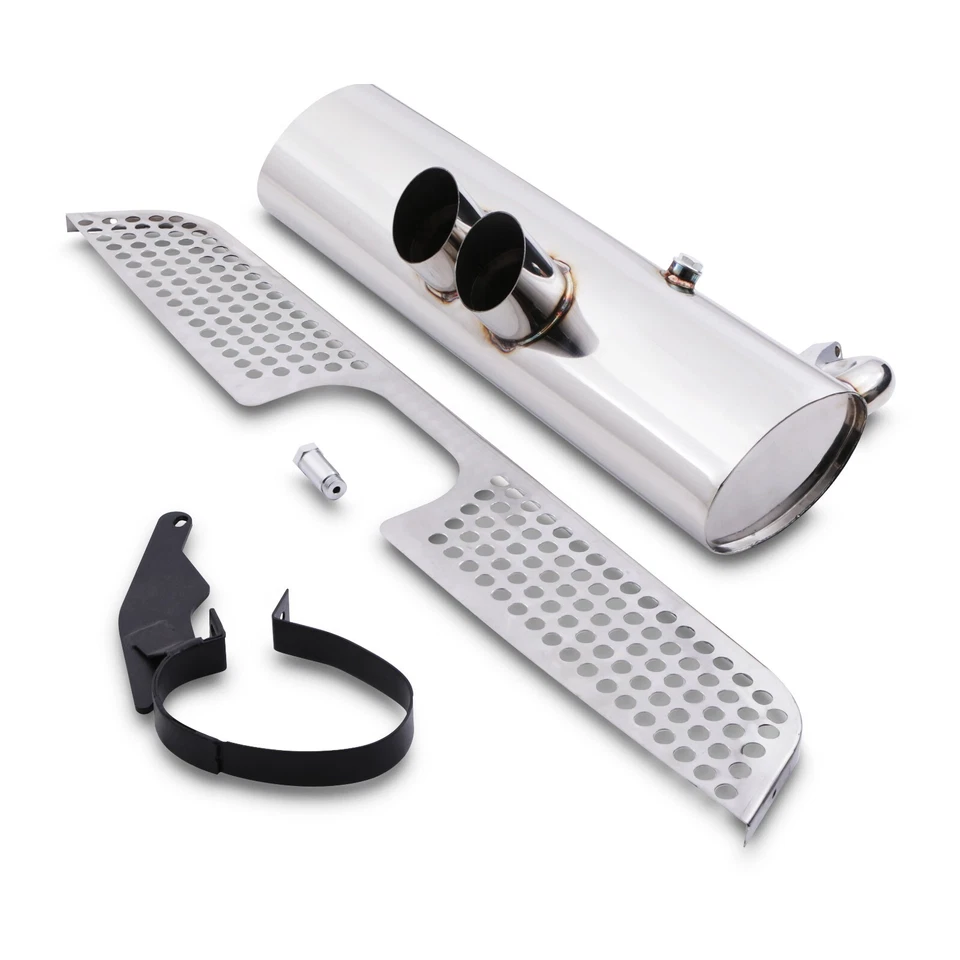 CAJA TRASERA DE ESCAPE DECAT INOXIDABLE ESTILO BRABUS PARA SMART FORTWO 0.6 0.7 - Imagen 3 de 4