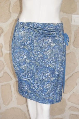 Jupe ton bleu neuve taille XL de marque Daneva DNV étiquetée à 58,90€ (ch) - Photo 1/2