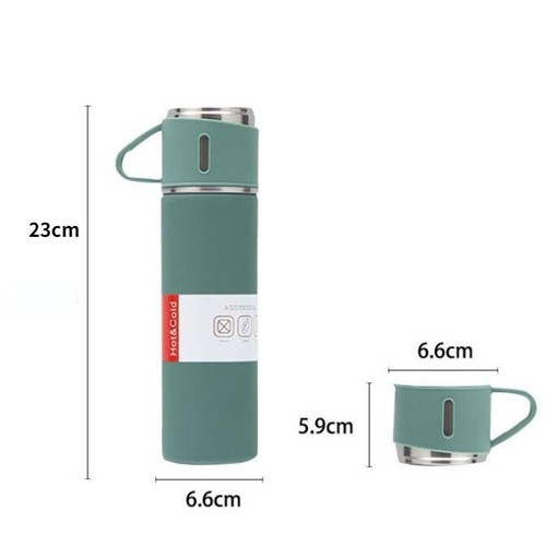 500ML Coffee Thermos Steel Stainless Travel Mug Vacuum Cup Insulated Flask Tea - Picture 8 of 15
