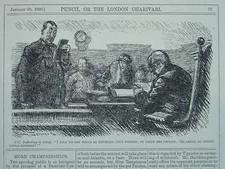 Post WW1 LAW COURT, PC I TOLD HER I WOULD REPORT HER Original Print 1920 Cartoon