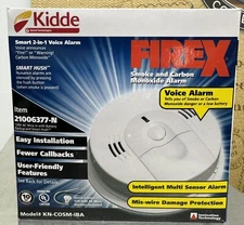 Kidde 21006377 Hardwired Combination Carbon Monoxide & Smoke Alarm  KN-COSM-IBA