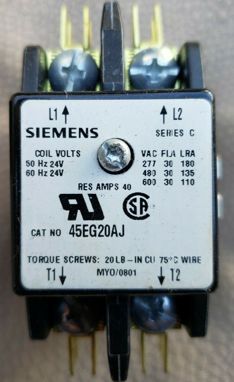 Trane American Standard Central Air Conditioner Contactor CTR1146 24