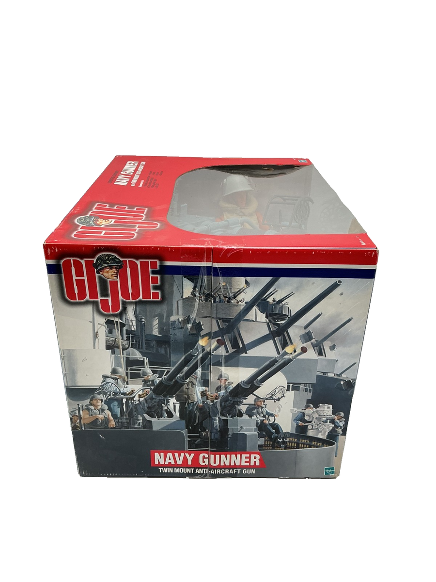 Hasbro GI Joe Limited Edition NAVY GUNNER W/ TWIN MOUNT ANTI