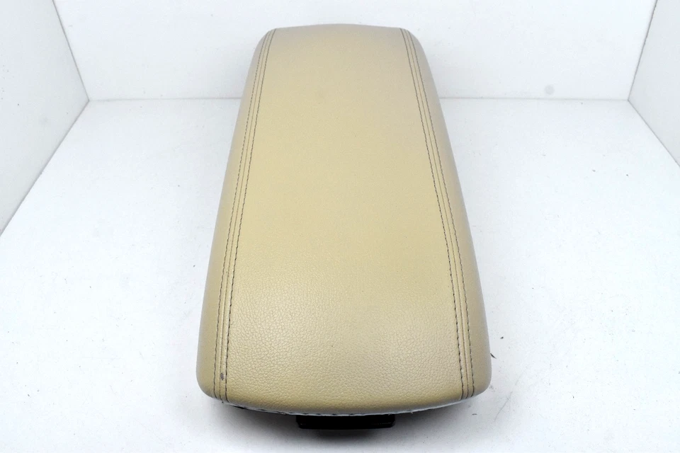 Kia Cadenza 2014-2016 consola central cuero beige reposabrazos tapa superior OEM Foto 3 de 4