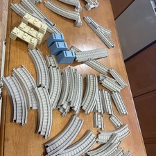 Thomas  Friends Train TRACKMASTER Tan/beige Track - Lot 42 Pieces