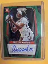 2025 Panini Prizm WNBA - Signatures Aneesah Morrow #SG-AM Green Prizm (AU, RC)