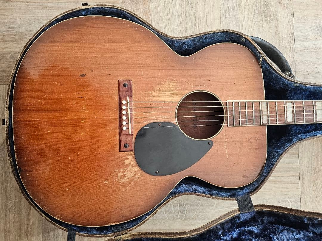 Silvertone 50's Vintage Jumbo Gibson J-200 Style Guitar | eBay