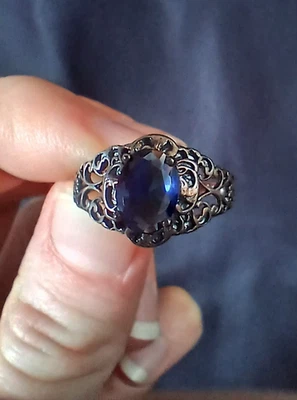 Bague Ancienne Argent Style Art Déco - Photo 1/4