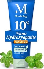 Mouthology 10 Nano Hydroxyapatite Toothpaste Fluoride Free , Whitening ,