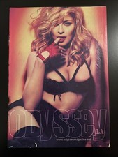 Odyssey LA Madonna newspaper magazine cover Los Angeles MDNA 2012