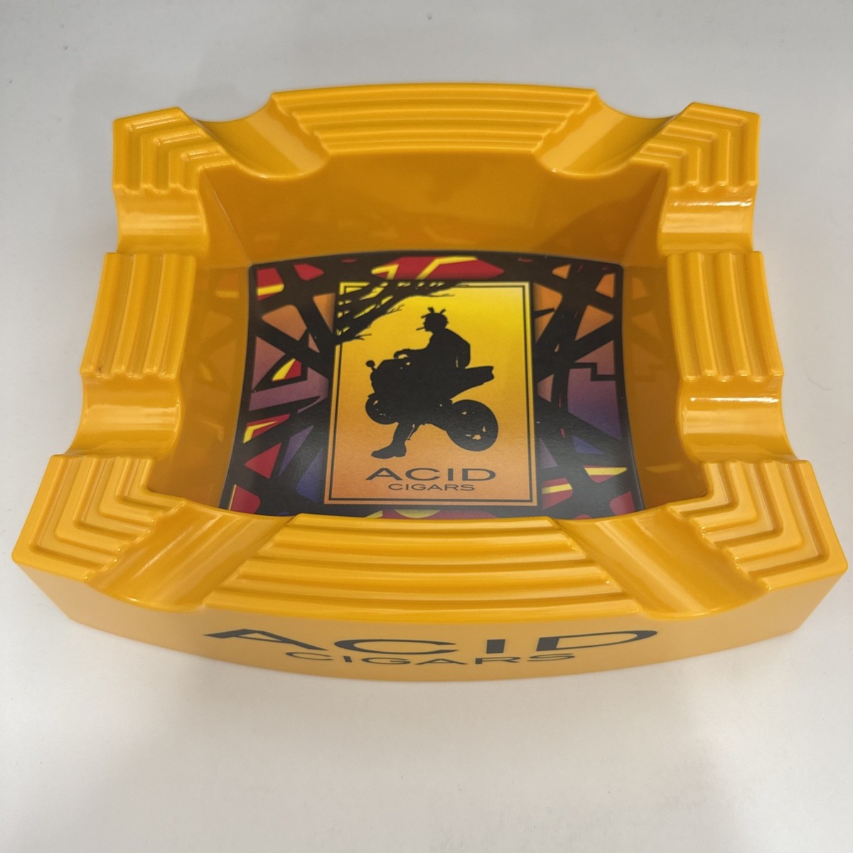 deadwood tobacco ashtray Drew Estate Acid Cigars Stadium Style Rectangle Ashtray - Melamine - New