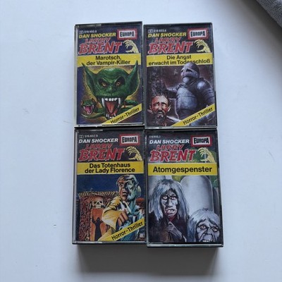 Konvolut 4x Larry Brent Folgen 2, 3, 7, 12 Horror Erstauflage Europa Dan Shocker