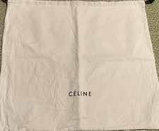 CELINE Designer Canvas Cotton Drawstring Dust Bag Cover 54cms x 56cms