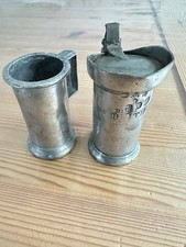 Ancienne Mesure en étain Graines Pavot Pharmacie Pichet en étain ancienne