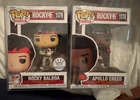 Funko POP! Movies Rocky #1179 & Apollo Creed #1178 – Rocky IV – w/ Protectors –
