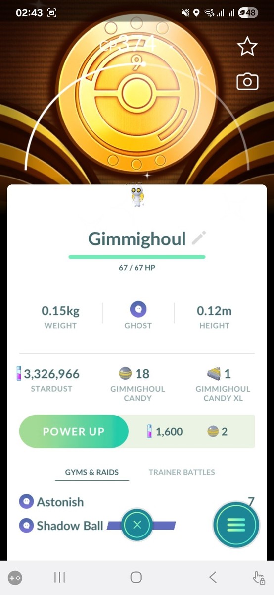 Pokémon PTC Go - Shiny Mankey - 80K Stardust Read Description - Foto 9