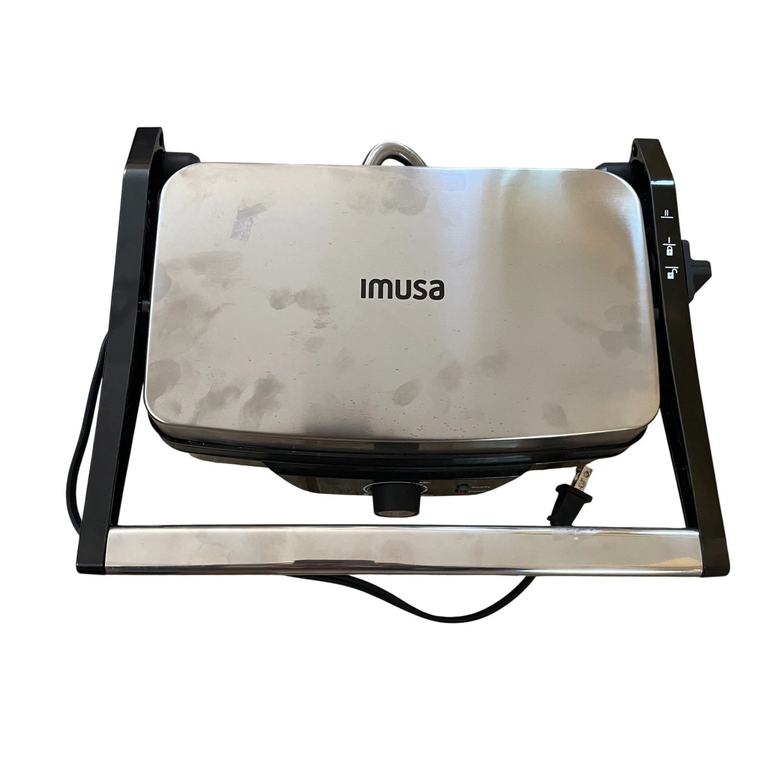 IMUSA GAU-80350 Stainless Steel Panini Press and Sandwich Maker Silver Black
Opens in a new window o