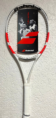 Babolat Tennisschläger Pure Strike Lite Weiß-Rot-Schwarz, unbesaitet, Grip 0/1/2