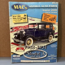 Vintage 2006 August, MAC's Antique Auto Parts Catalog, Ford Model A