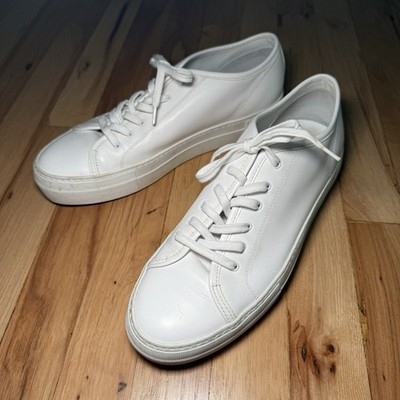 Common Projects Woman Tournament Low-Top Super Platform Leather Sneakers 40