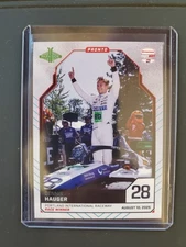 2025 Parkside INDYCAR Pronto Racing - DENNIS HAUGER, 6/10 SILVER Pronto Card #12