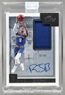 RJ Barrett 2019 Panini One and Panini #RJA-RJB RC Rookie Jersey Patch Auto 29/99