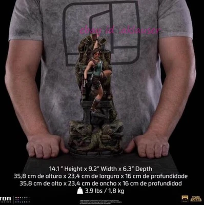 Iron Studios 1/10 Lara Croft Deluxe Action Figure In Stock Collectibles