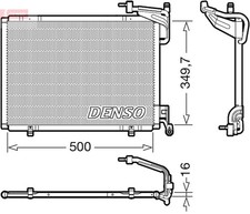 DENSO Kondensator Klimaanlage DCN10054 für FORD FIESTA 6 CB1 CCN MAX JK TOURNEO