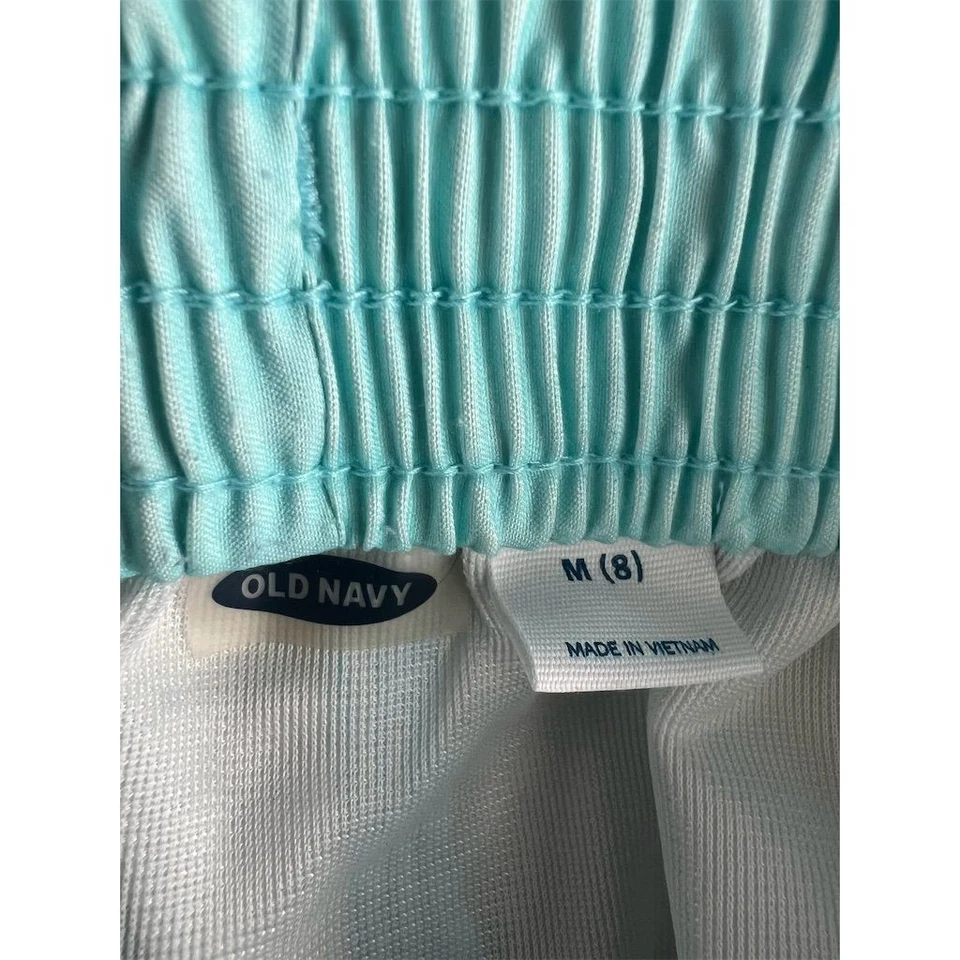 Old Navy Boys Multicolor Striped Swim Trunks Size M 8 Quick-Dry Lined - Image 3 of 4