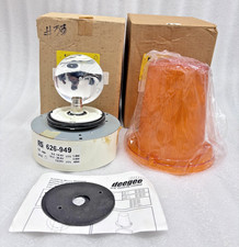 RS 626-949 ROTATING MIRROR BEACON BASE & 565-989 BEACON DOME COVER AMBER RIBBED