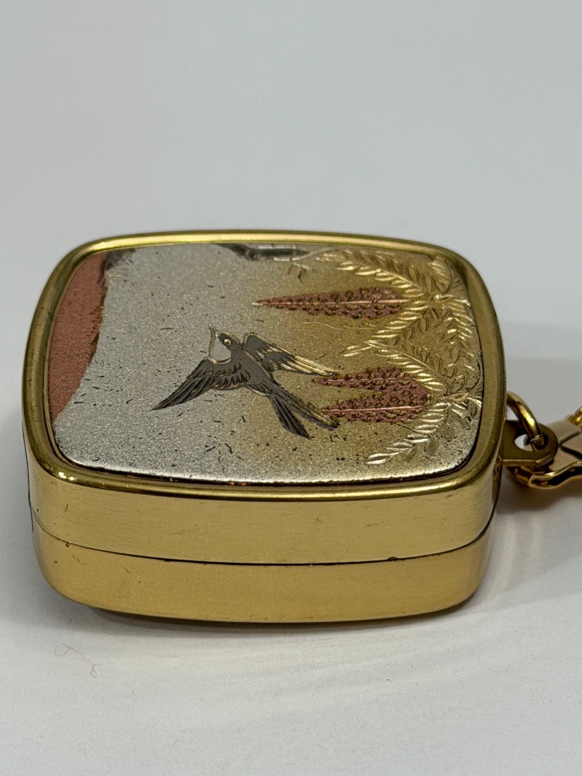 Vintage Sankyo Music Box Keychain, Plays Edelweiss Working & Excellent Condition