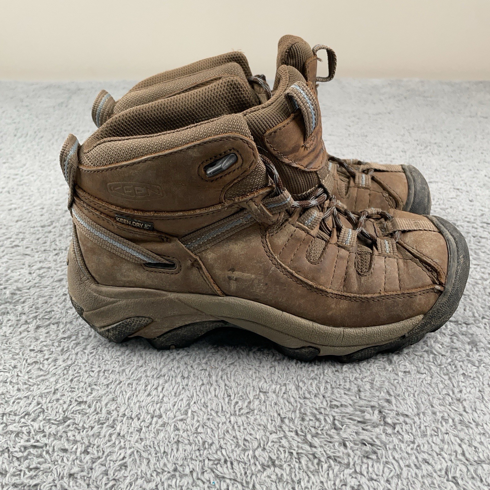 Keen Targhee II Mid Boots donna 6 5 marrone escursionismo impermeabili scarpe stringate